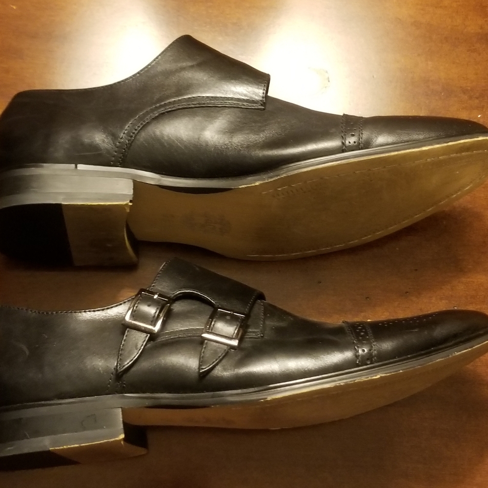 MEN'S ASHER GREEN DRESS SHOES SZ.9.5 - Picture 4 of 7